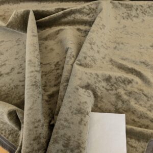 Mohair & Silk Velvet Seaweed Texture In Heather Green Heavy Duty