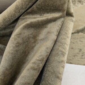 Mohair & Silk Velvet Seaweed Texture In Heather Green Heavy Duty
