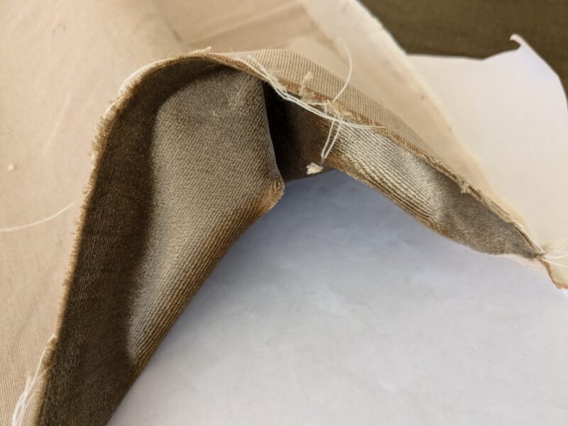 PXL_20241029_214815607 King's Silk Velvet Taupe Radiance Highest Quality Heavy 39,000+ martindale MSRP USD 728/Yard