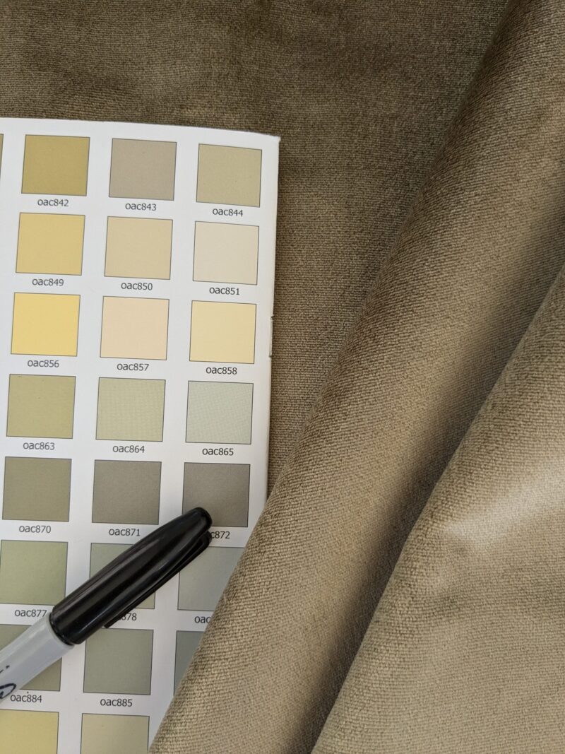 PXL_20241029_214904741 King's Silk Velvet Taupe Radiance Highest Quality Heavy 39,000+ martindale MSRP USD 728/Yard