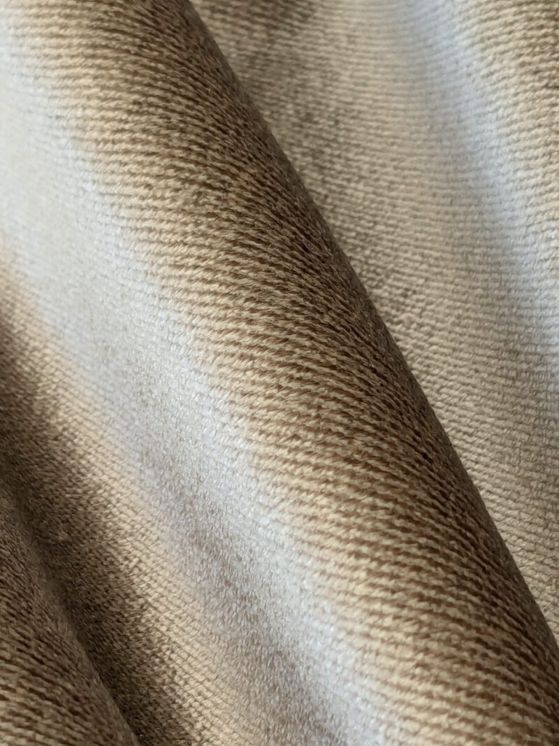 PXL_20241029_214941647 King's Silk Velvet Taupe Radiance Highest Quality Heavy 39,000+ martindale MSRP USD 728/Yard