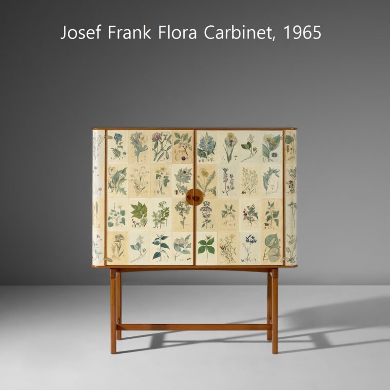 josef frank cabinet Flora 217826_001 By Yd Lee Jofa Mulberry Home Woodland Antique Gold Silk Lampas Foliage forest Birch Oak Elm William Morris MSRP USD 288/y