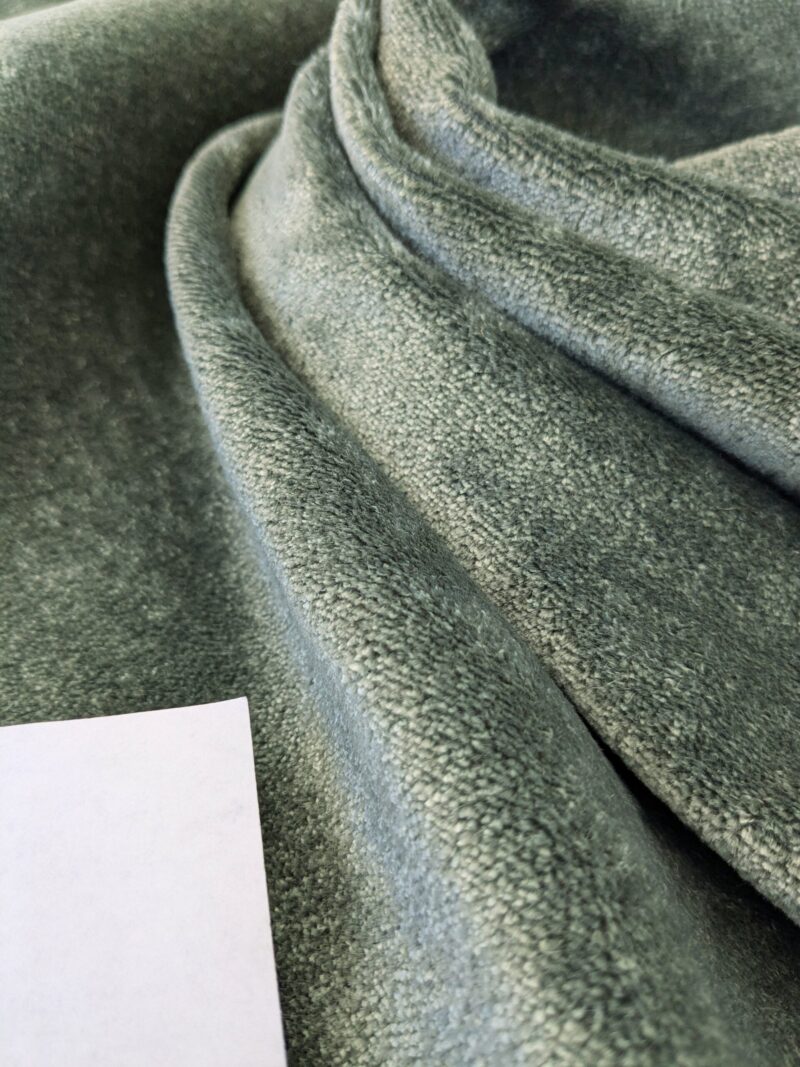 original_077f8e34-4489-413f-8ee7-f32a4f02a8e4_PXL_20241029_211428507 4.5yds King's Silk Velvet Deep Pine Green Radiance Highest Quality Heavy 39,000+ martindale MSRP USD 728/Yard