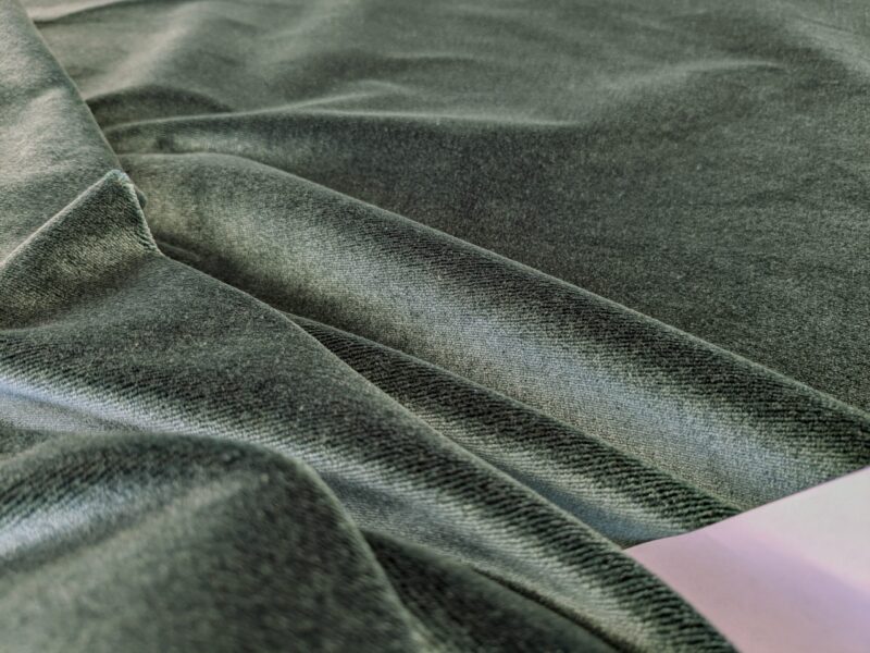 original_49555a34-f713-416b-ba12-1e36efc9ea83_PXL_20241029_204558736.NIGHT 4.5yds King's Silk Velvet Deep Pine Green Radiance Highest Quality Heavy 39,000+ martindale MSRP USD 728/Yard