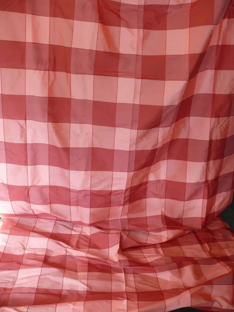 s-l1600 (2) Dazzling! Pink & Raspberry 100% Silk Taffeta Square