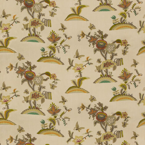 cambria2.jpg Special Order Lee Jofa Cambria Crewel Plum Moss Green Chinoiserie MSRP USD396/y