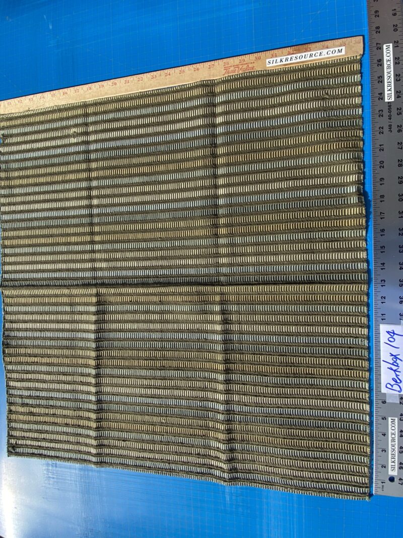 IMG_6826 1 Berkbox104 Square Scalamandre Stripe Small Scale Texture Brown Green