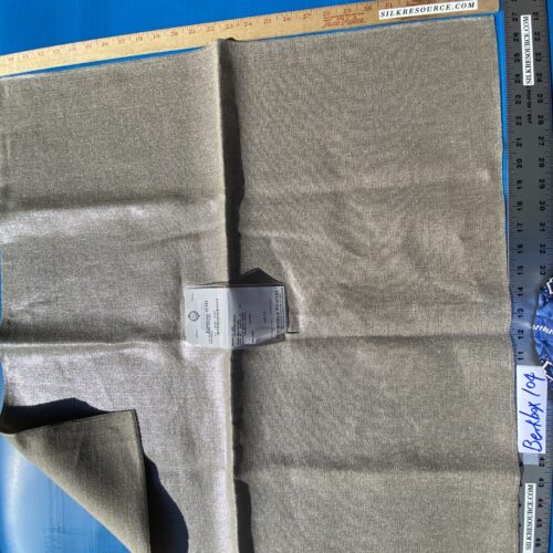 IMG_6929 49 Berkbox104 Square Scalamandre Edmon Petit Lin Miroir Argent Naturel Linen  Gray Small Scale Texture MSRP USD 232/y