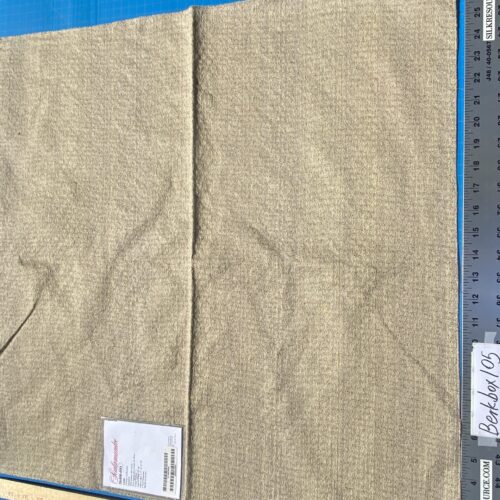 IMG_7029 20 Berkbox105 Square Scalamandre  Gobi Tortora Dove Gray Jacquard Cotton Strie Texture