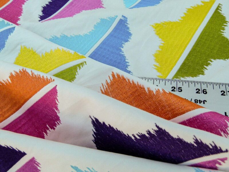 P1100366 Scalamandre Caribbean Islands Colorfulness Tropical Colorful Embroidery MSRP USD 500