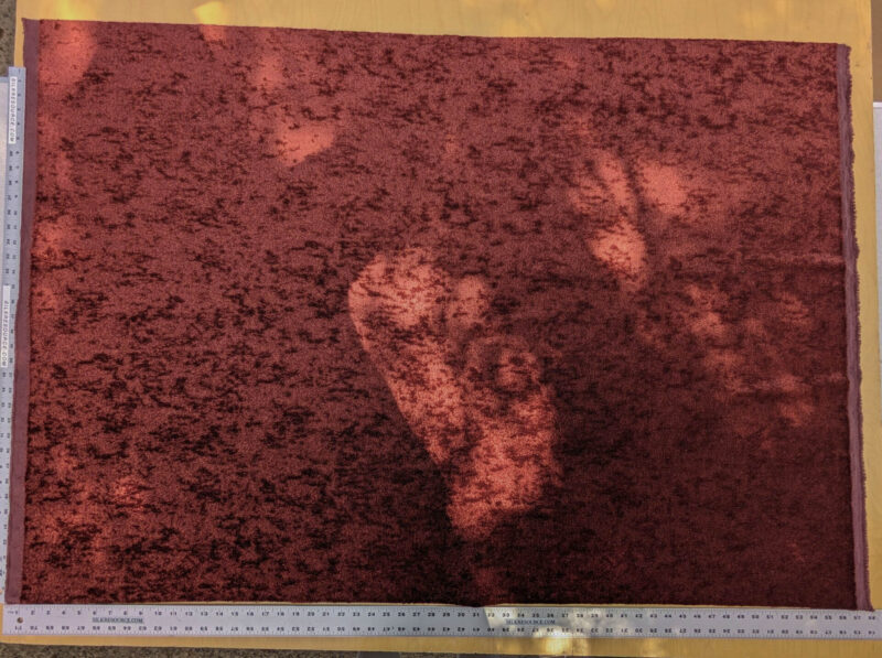 PXL_20240228_205759397 Mohair & Silk Velvet Seaweed Texture In Deep Wine Red Burgundy Heavy Duty