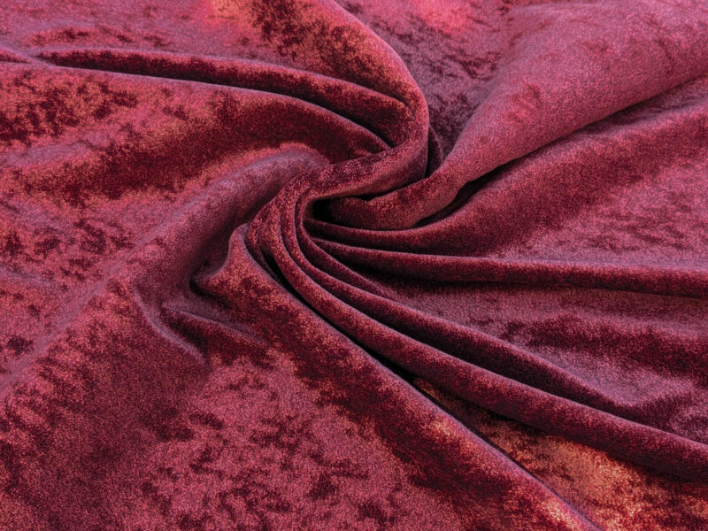 PXL_20240228_210004498 Mohair & Silk Velvet Seaweed Texture In Deep Wine Red Burgundy Heavy Duty