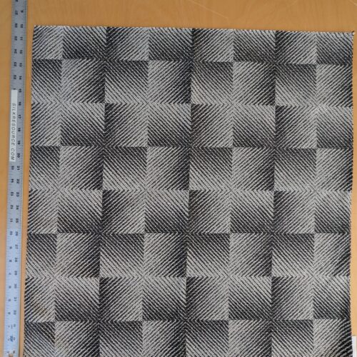 PXL_20241023_182412201 36 EV47 Square Scalamandre Lelievre Hypnose M1 Black White Texture Plain Plaid Square MSRP USD 400+/y