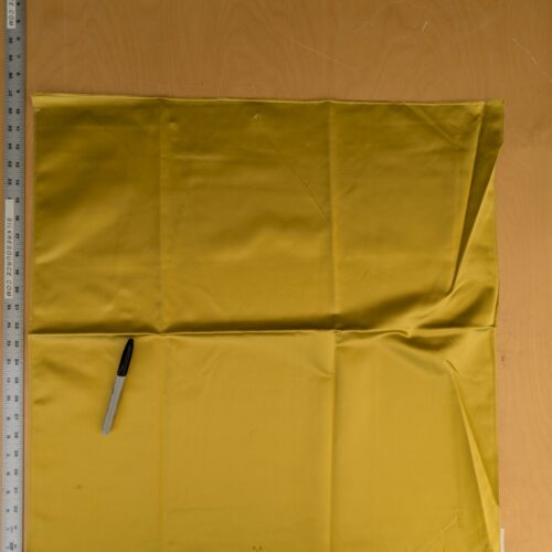 PXL_20241023_193720429 78 EV47 Square Scalamandre Holly Mustard Yellow Cotton Polyester Plain Solid 27"x27"