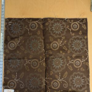 PXL_20241023_200700206 12 Berkbox87 Square Jacquard by Fonthill Rabat Blue Beige  Damask Floral Medallion MSRP USD 204/y