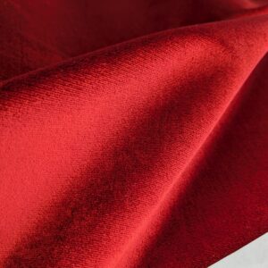Mohair & Silk Velvet Seaweed Texture In Deep Wine Red Burgundy Heavy Duty