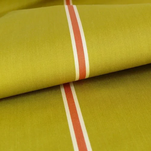 s-l1600 (6) By yard Clarence House Palio Avocado Green and Red Cotton Stripe From Italy #557