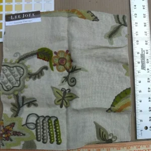 cambria3.jpg Special Order Lee Jofa Cambria Crewel Plum Moss Green Chinoiserie MSRP USD396/y