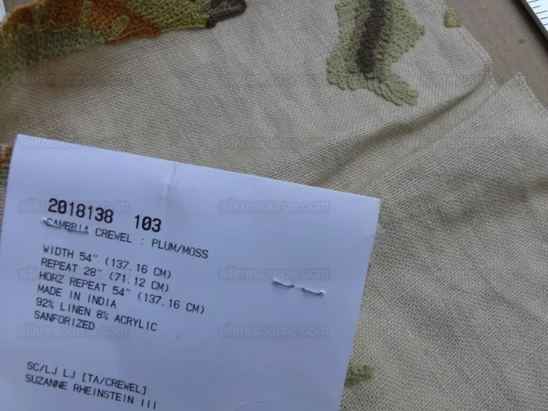 cambria1.jpg Special Order Lee Jofa Cambria Crewel Plum Moss Green Chinoiserie MSRP USD396/y