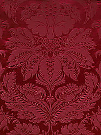 H0_00044120 Special Order Scalamandre Lelievre Paris Orion Rubis Red Damask Historic Cotton Silk MSRP USD 1090/y