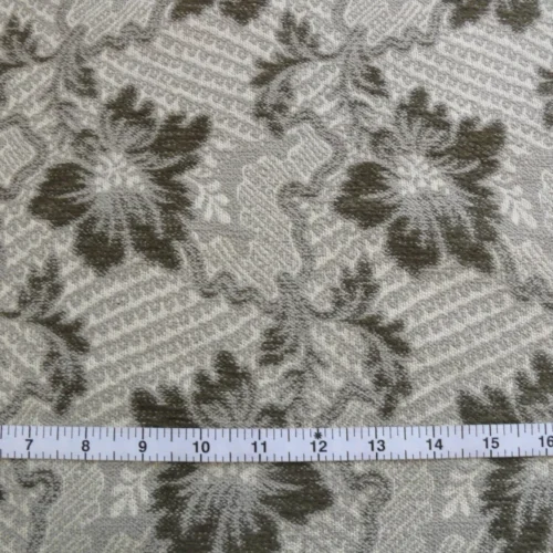 s-l1600 (8) 3.6yards Claremont Dark Grey Smoke Brocade Chenille Vine Chardin Chenille Flowers