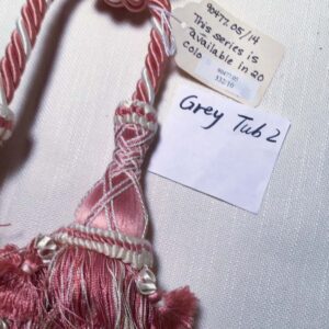 90477.05b BRUNSCHWIG & FILS Double Tassel Tieback App26" L 90477 Pink MSRP0-600