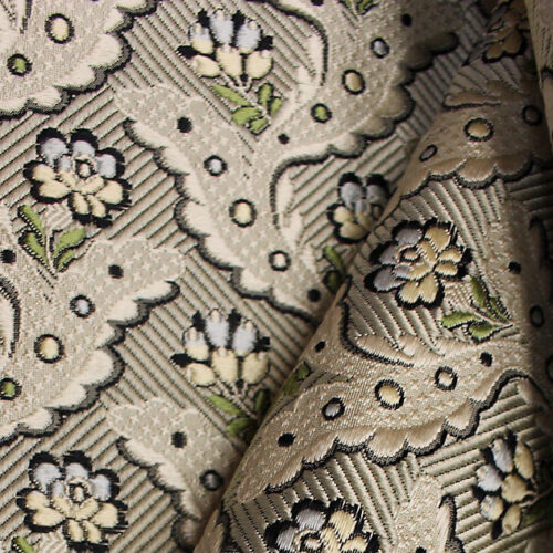 H0_00011651_CL Special Order Scalamandre Tassinari & Chatel Royal Danceny Ivoire Ivory  Floral Historic Silk MSRP USD2,736/y