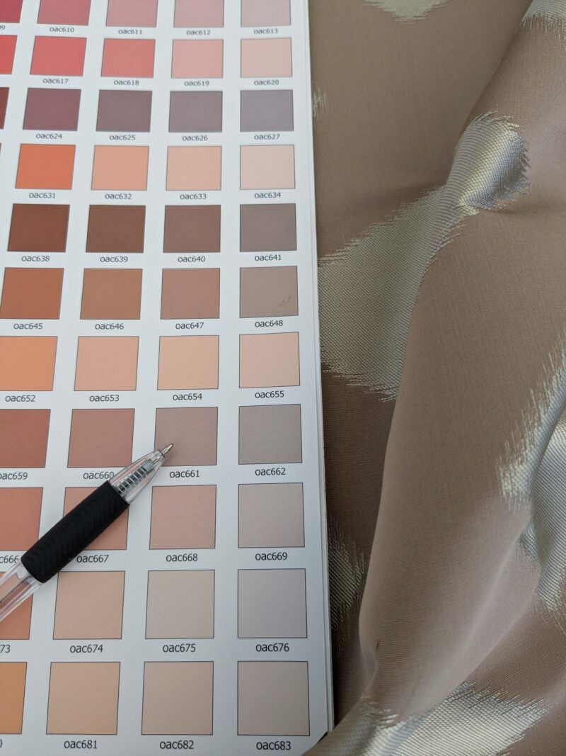 PXL_20250114_215807694 By yard Scalamandre Polygon Taupe Brown Silk Cotton Lattice Diamond Geometric MSRP USD260/y