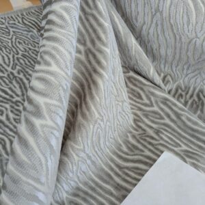 PXL_20250114_221139894 1.3yards Scalamandre Faux Bois Velvet Grey White Abstract Beige MSRP USD480/y