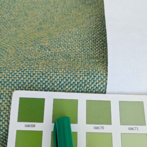 Scalamandre Pillow Case Square Green Small Scale Texture Solid 22"x21" inches 8-Ev49