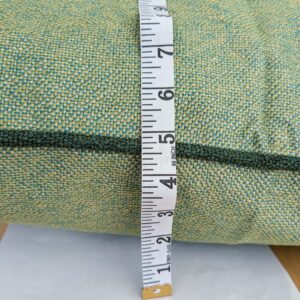 Scalamandre Pillow Case Square Green Small Scale Texture Solid 22"x21" inches 8-Ev49