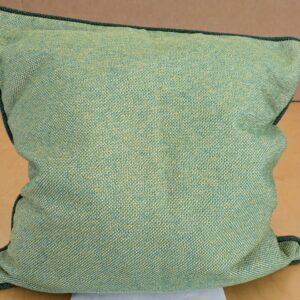 Scalamandre Pillow Case Square Green Small Scale Texture Solid 22"x21" inches 8-Ev49