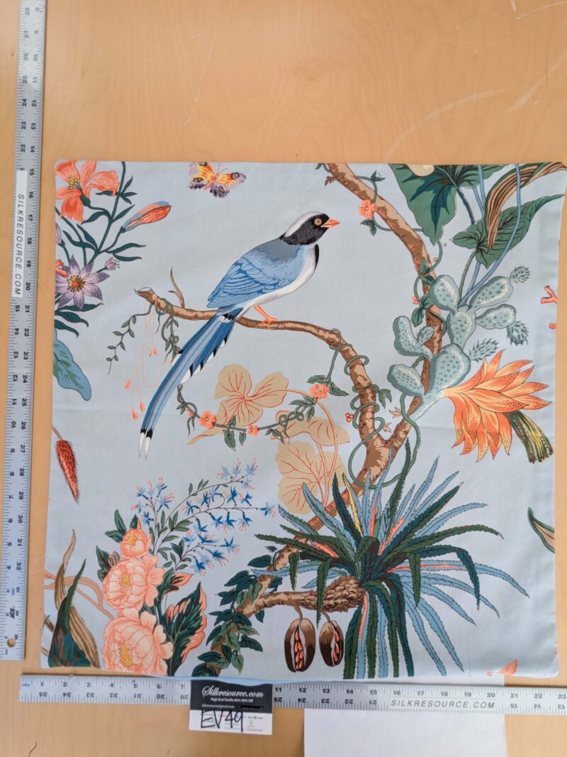 PXL_20250115_221933928 Scalamandre Pillow Case Square Cinque Terra Pillow Cotton Birds Floral 21"x21" inches 11-Ev49