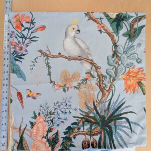 PXL_20250115_221944320 Scalamandre Pillow Case Square Cinque Terra Pillow Cotton Birds Floral 21"x21" inches 11-Ev49