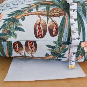 PXL_20250115_222231570 Scalamandre Pillow Case Square Cinque Terra Pillow Cotton Birds Floral 21"x21" inches 11-Ev49