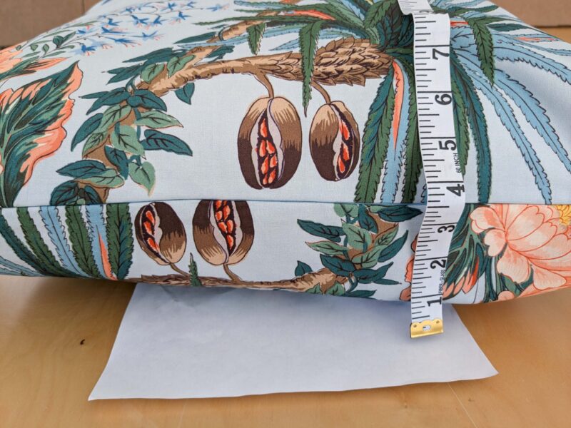 PXL_20250115_222231570 Scalamandre Pillow Case Square Cinque Terra Pillow Cotton Birds Floral 21"x21" inches 11-Ev49