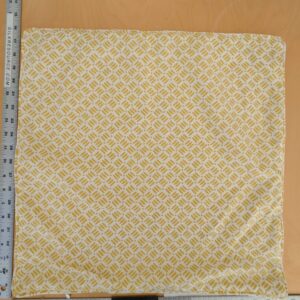 PXL_20250115_223214182 Scalamandre Pillow Case Square Geometric Basketweave Print Fabric Dash & Dot Print 16"x20" inches 13-Ev49