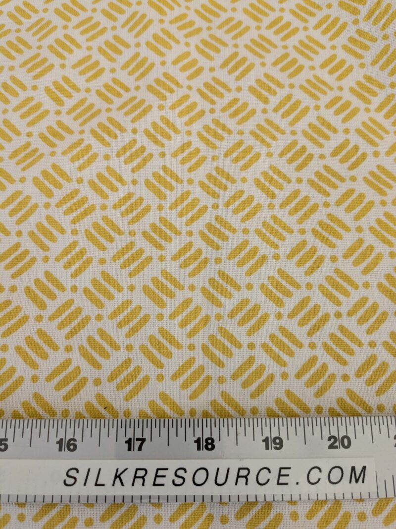 PXL_20250115_223224925 Scalamandre Pillow Case Square Geometric Basketweave Print Fabric Dash & Dot Print 16"x20" inches 13-Ev49