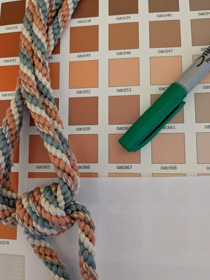 PXL_20250129_215027243 Scalamandre Tieback Handmade Single Tassel Blue White Copper MSRP USD200/each