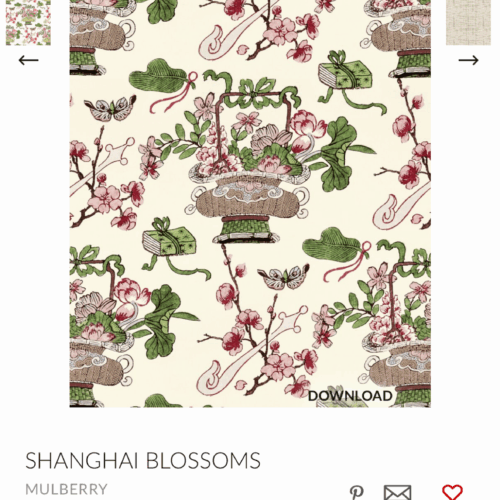 img_1980 Special Order Scalamandre Shanghai blossom mulberry linen Cotton MSRP USD 336/y