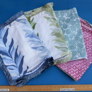 img_8362-2 Pillow Case only Scalamandre Hinson Colorpop Pillow Petal Velvet in Pinks with Cord Trim Pink  MSRP8