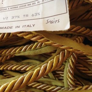 3Lip Cord Chartreuse trim 1 High End ITALIAN LIP CORD TRIM LITE CHARTREUSE Gold Green BTY