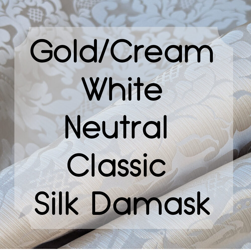 Goldcreamwhiteneutral Classic silk damask 1.9y Scalamandre Italian Damask Gauffre Seafoam MSRP USD 440/Yard