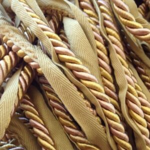 Lip Cord Chartreuse trim 1 By yard Scalamandre Silk Tassel Fringe Trim Strawberry Field Red Pink Green Beige Fairy Tale 1-Ev49