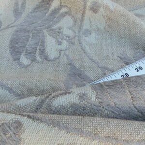 Scalamandre  Alden Froth Wavy Floral Stripe Heavy Chenille Old World Weavers MSRP USD 288/Y