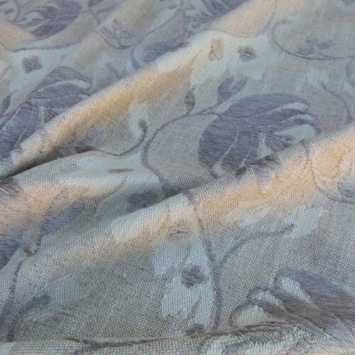 P1050441 Scalamandre  Alden Froth Wavy Floral Stripe Heavy Chenille Old World Weavers MSRP USD 288/Y
