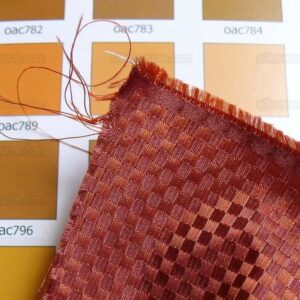 P1260673 High End 100% Silk Mini Check "monarch" Red Heavy! MSRP USD275/Y