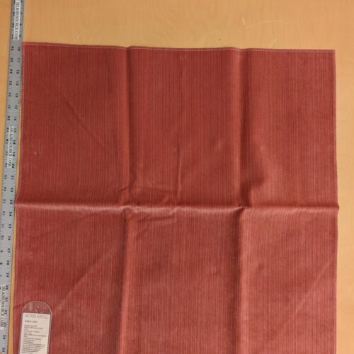 PXL_20250128_191249306 87 EV50 26" x 26" Square Scalamandre Boris Kroll Strie Velvet Coral Orange Texture Polyester MSRP USD154/y