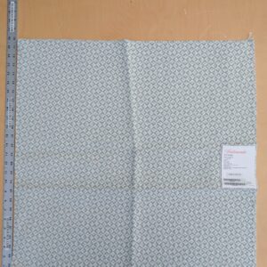 PXL_20250128_192641930 96 EV50 26" x 26" Square Scalamandre Khiva Weave Cloud Light Blue White Cotton Small Scale  White MSRP USD 180/y