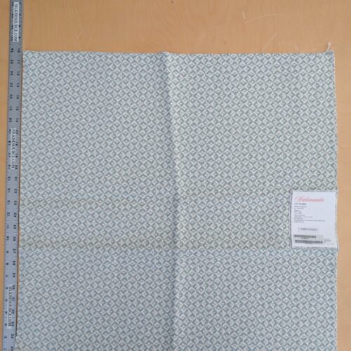 PXL_20250128_192641930 96 EV50 26" x 26" Square Scalamandre Khiva Weave Cloud Light Blue White Cotton Small Scale  White MSRP USD 180/y
